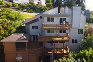 Bellevue exterior house painting project