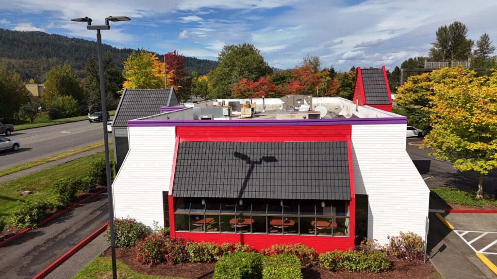 Commercial Exterior Painting of a Restaurant in Issaquah, WA