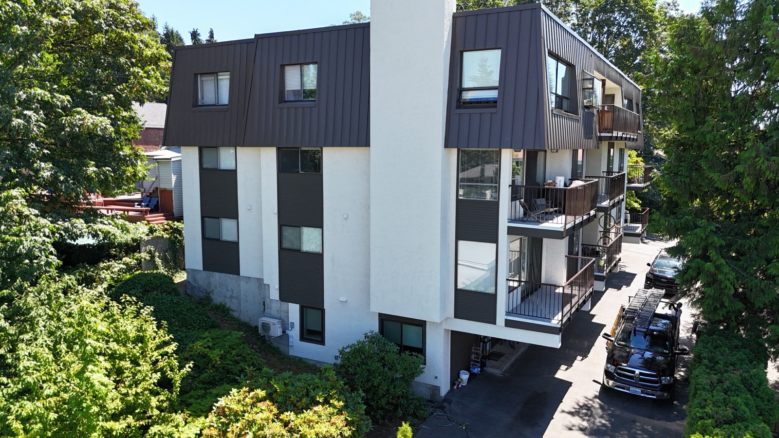 Exterior Building Painting Project in Seattle